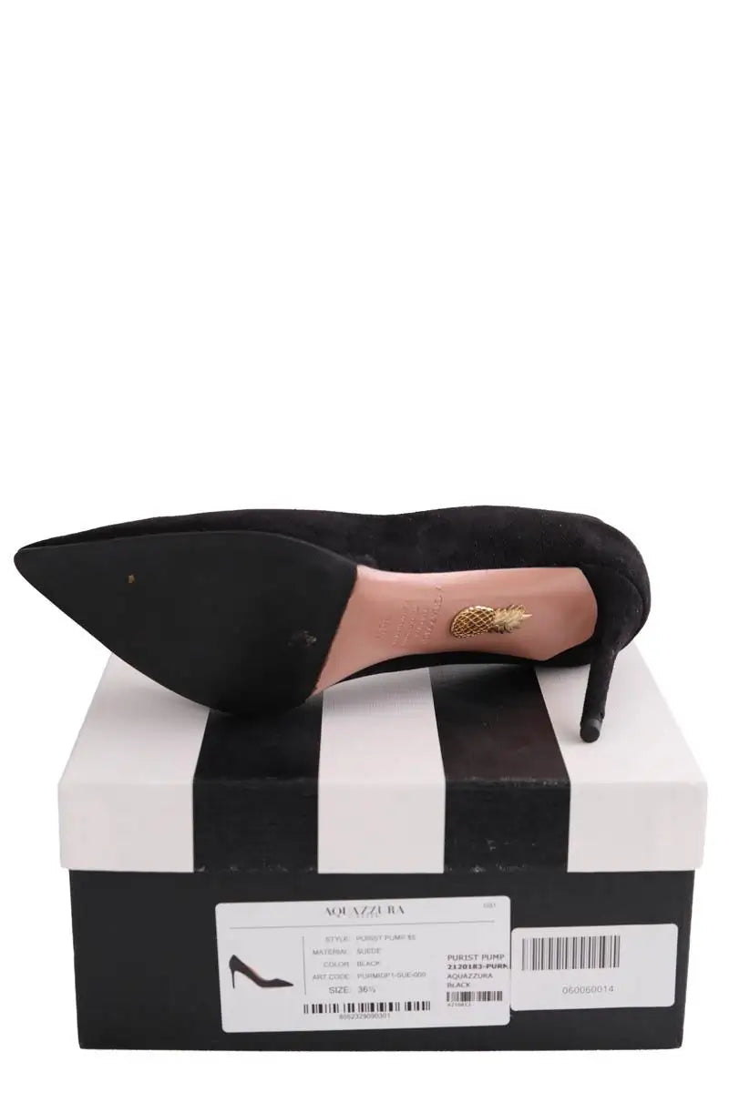 Talons Aquazzura Noir en Cuir