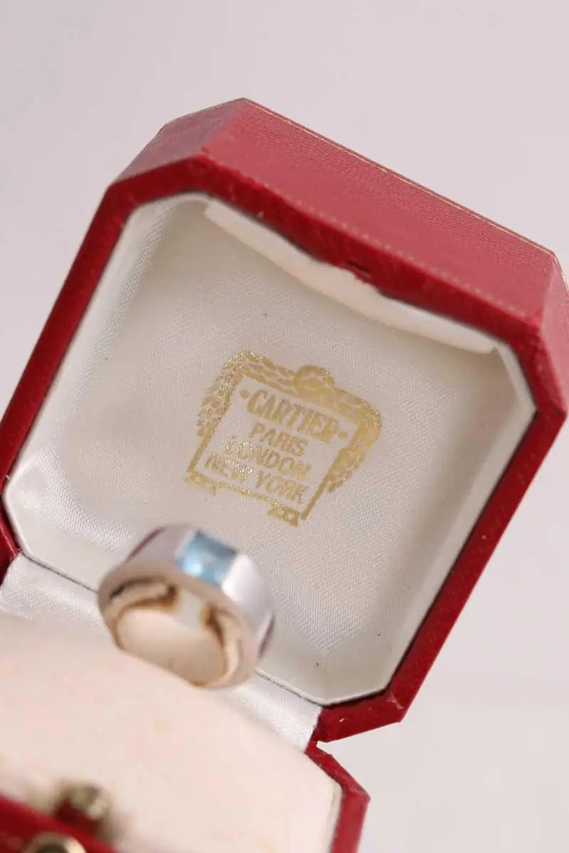 Bague Cartier Tank Argent en Or blanc