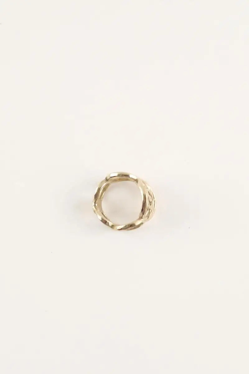 Bague Chanel Doré en Métal