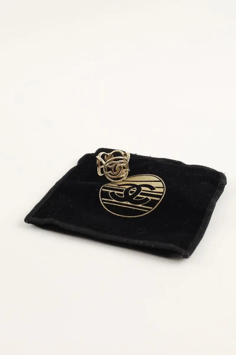 Bague Chanel Doré en Métal