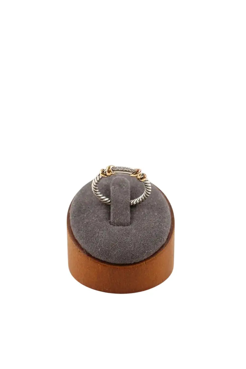 Bague David Yurman Helena enroulé Argent en Argent, taille L - Seconde Main