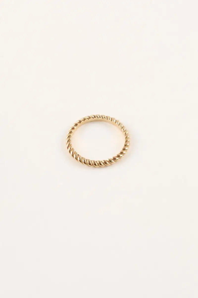 Bague David Yurman Superposable Doré en Or jaune