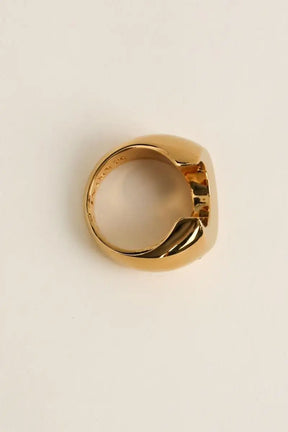 Bague Marine Serre Bague moon, plaquée or Doré en Argent Doré