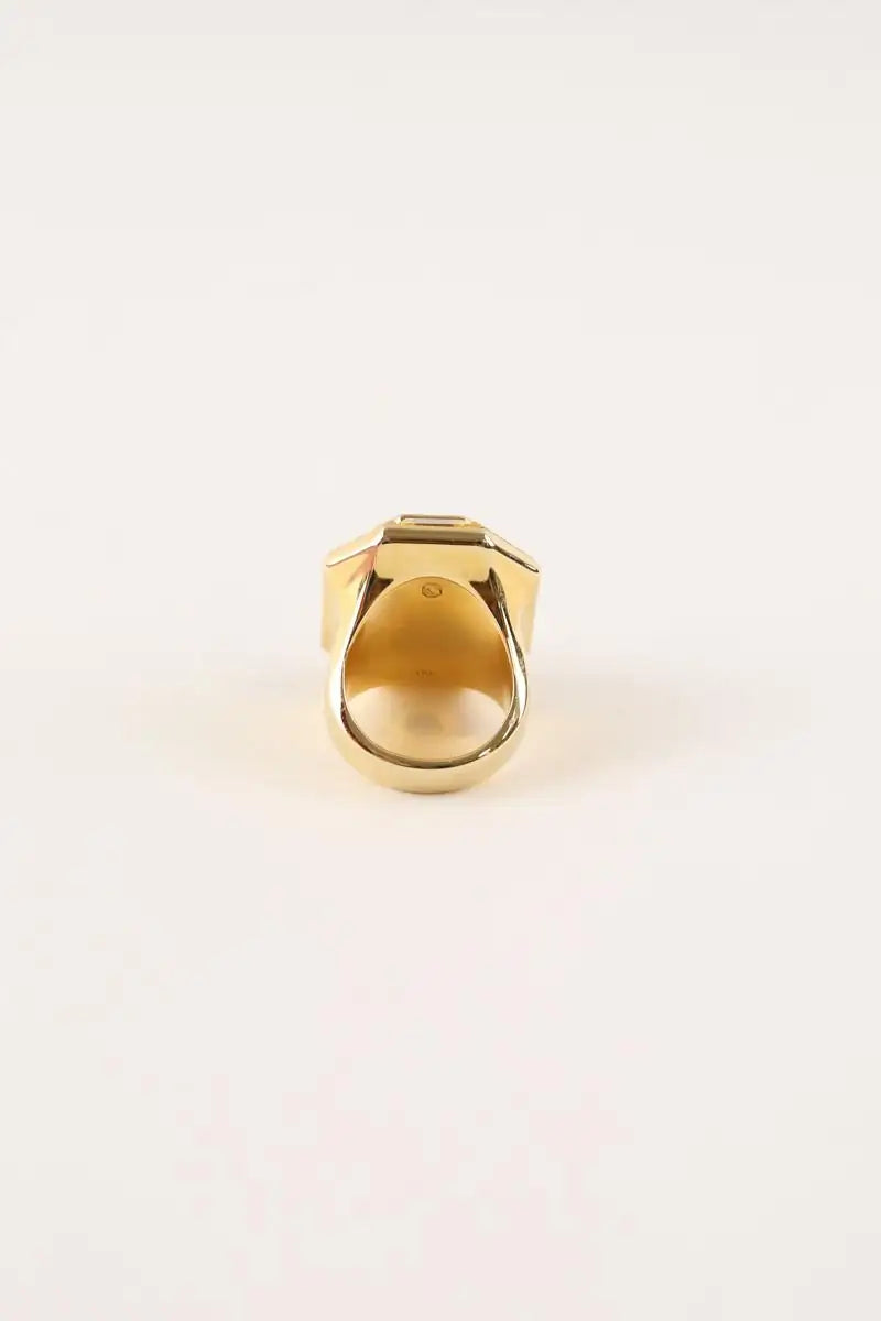 Bague Swarovski Jaune en Cristal