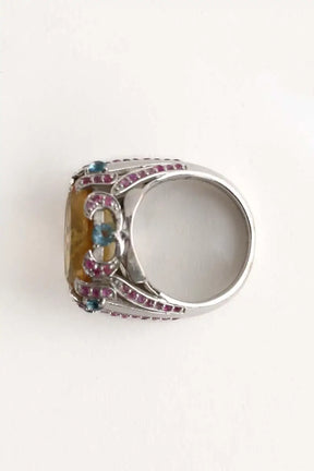 Bague Victoria Leivissa Candy crush Multicolore en Métal