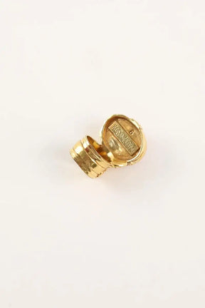 Bague Yves Saint Laurent Doré en Métal
