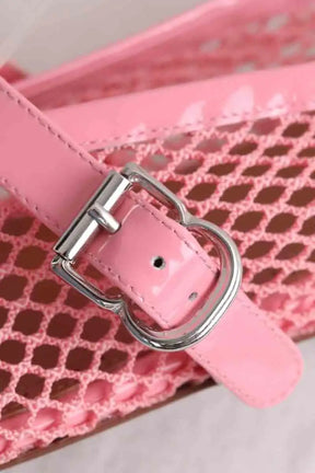 Ballerines Alaïa Ballerines en résille Rose en Tissu