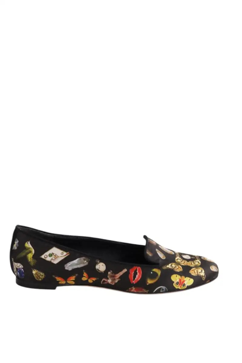 Ballerines Alexander McQueen Noir en Tissu, taille 38 - Seconde Main