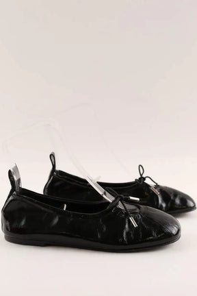 Ballerines Alohas Noir en Cuir verni