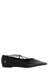 Ballerines Anine Bing Noir en Cuir, taille 39 - Seconde Main