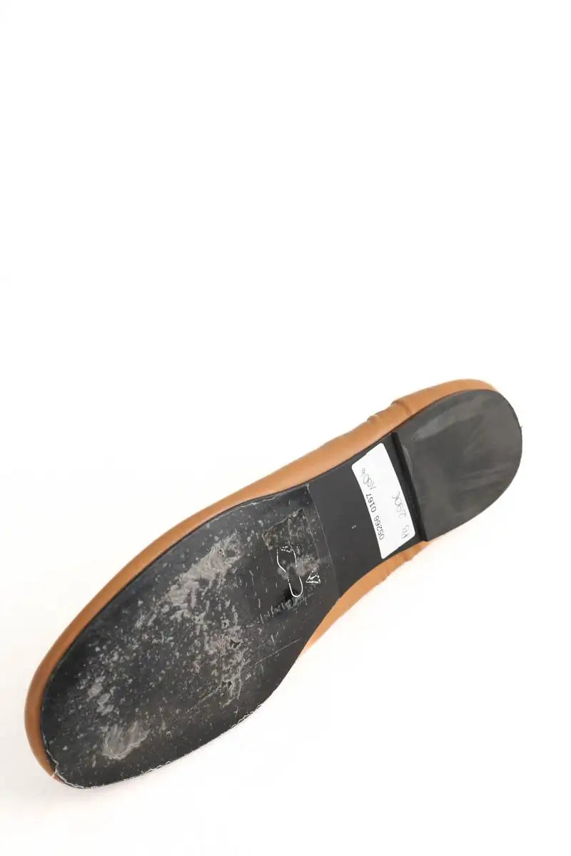 Ballerines APC Slip On Swan Camel en Cuir