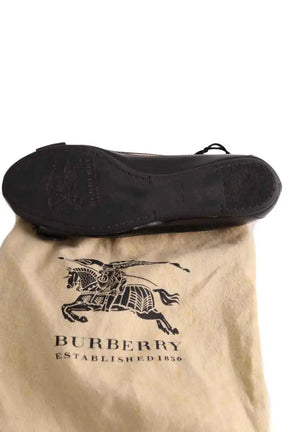 Ballerines Burberry Beige en Cuir