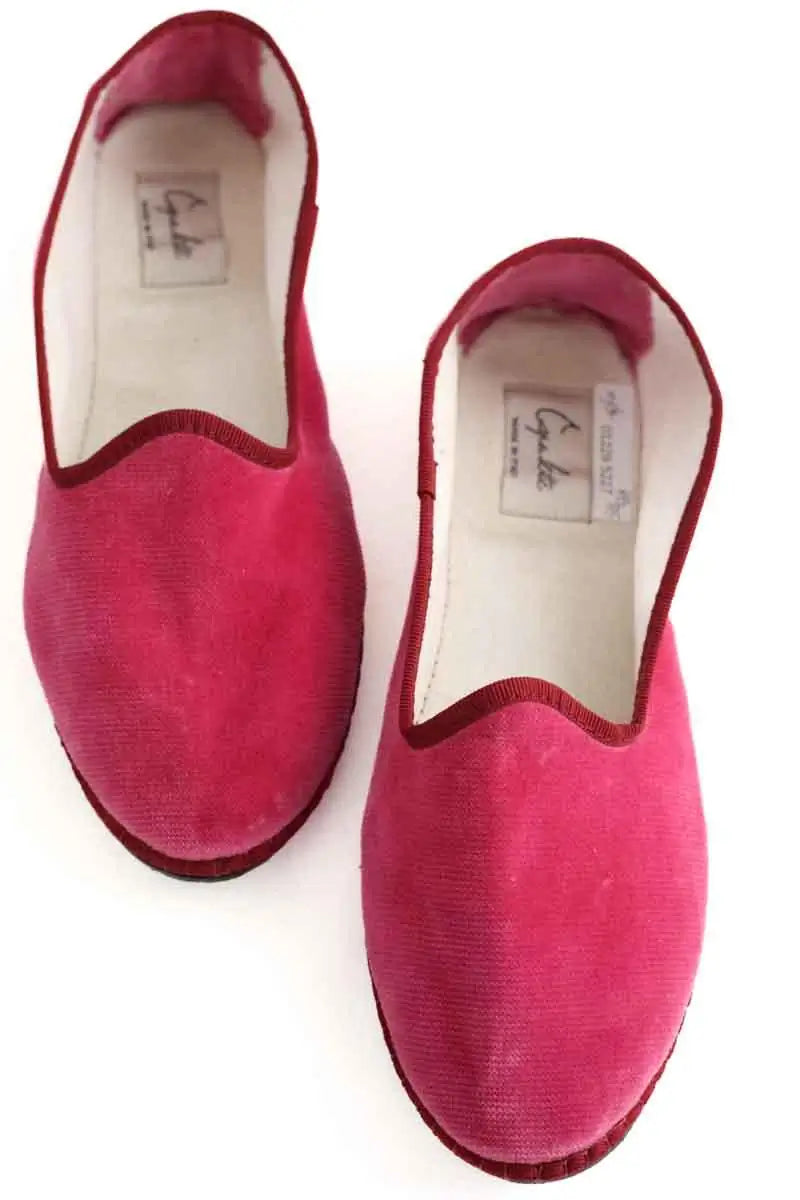 Ballerines Capulette Rose en Velours