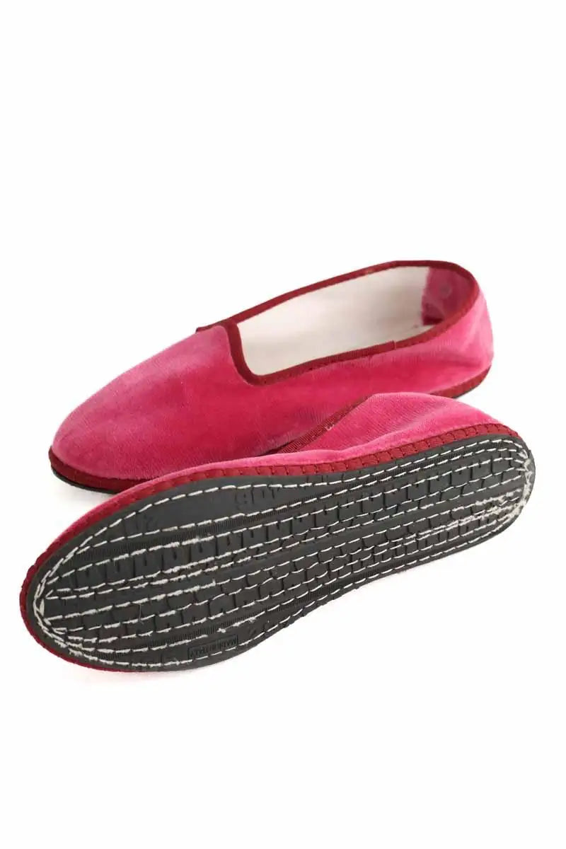 Ballerines Capulette Rose en Velours