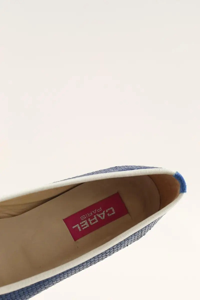 Ballerines Carel Bleu en Plastique