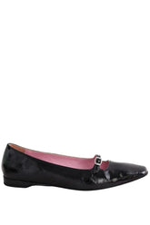 Ballerines Carel Noir en Cuir verni, taille 36 - Seconde Main