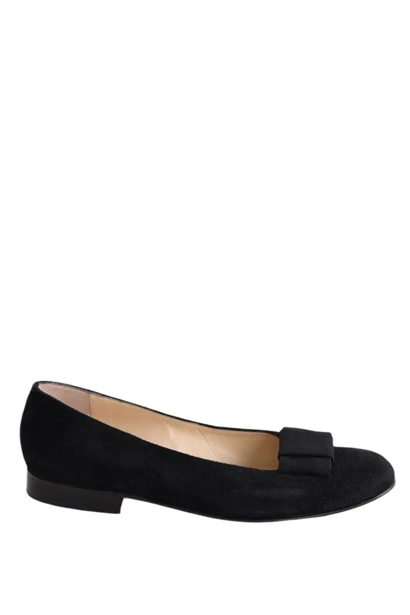 Ballerines Carel Noir en Daim, taille 35 - Seconde Main