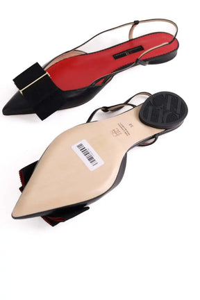 Ballerines Carolina Herrera Noir en Cuir