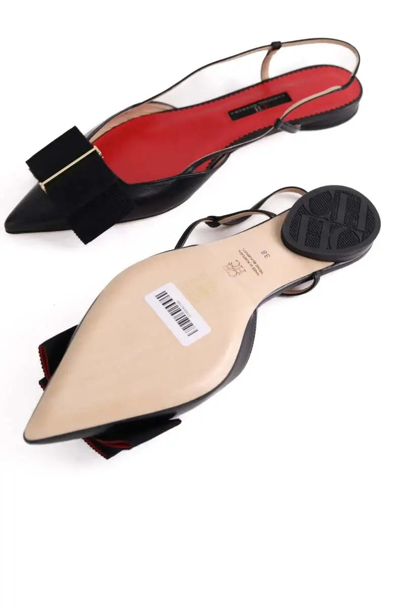 Ballerines Carolina Herrera Noir en Cuir
