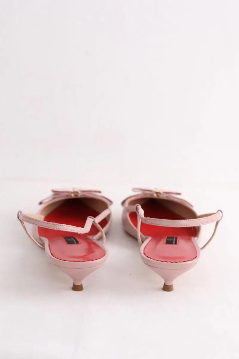 Ballerines Carolina Herrera Rose en Cuir