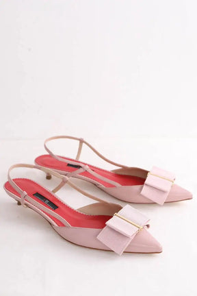 Ballerines Carolina Herrera Rose en Cuir