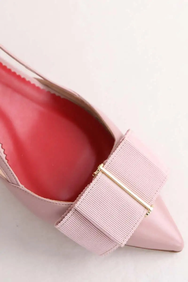 Ballerines Carolina Herrera Rose en Cuir