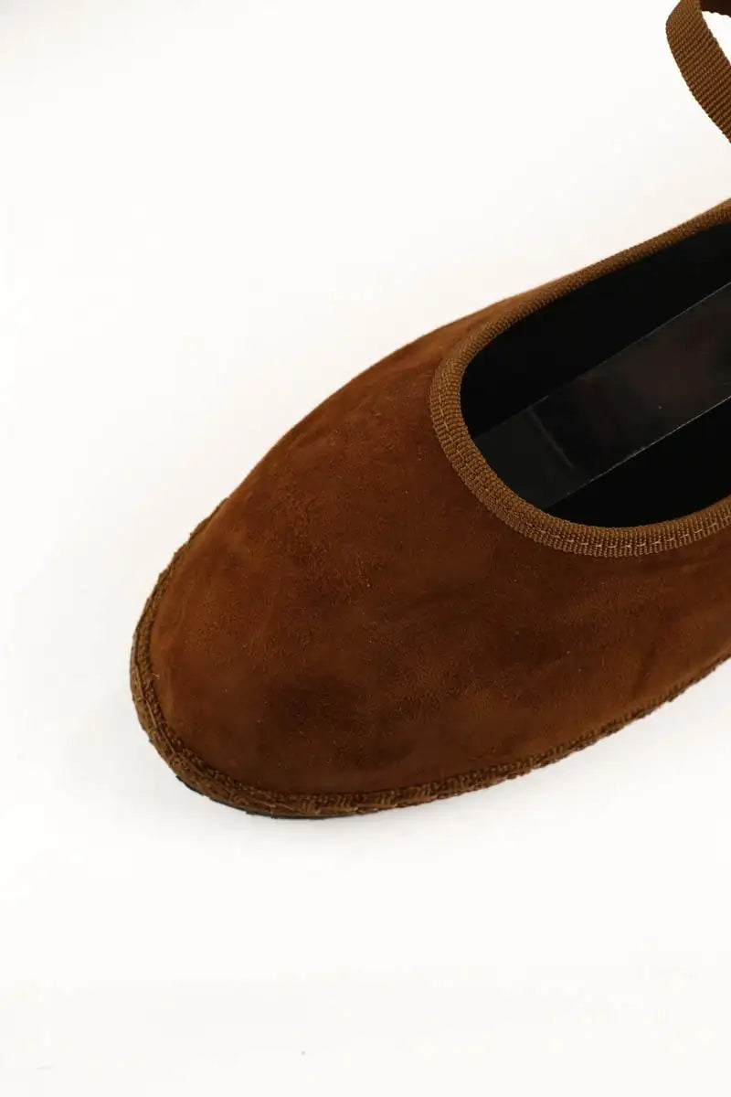 Ballerines Cayumas Salomé canela Camel en Daim