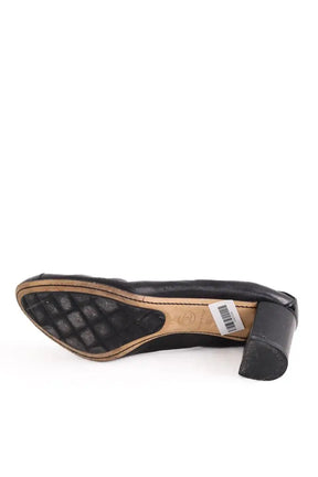 Ballerines Chanel Noir en Cuir