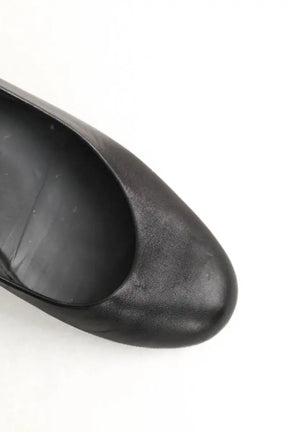 Ballerines Chanel Noir en Cuir