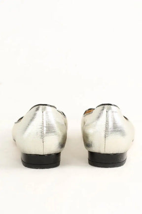 Ballerines Charlotte Olympia Gris en Cuir