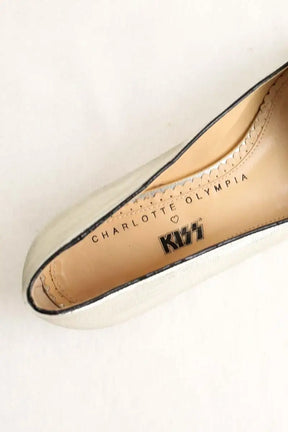 Ballerines Charlotte Olympia Gris en Cuir