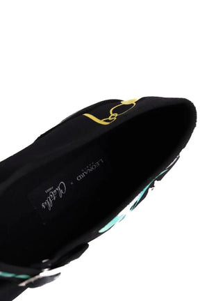 Ballerines Chatelles Furlanes poppi Noir en Tissu