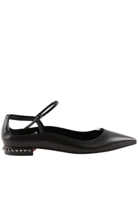 Ballerines Christian Louboutin Noir en Cuir, taille 42 - Seconde Main