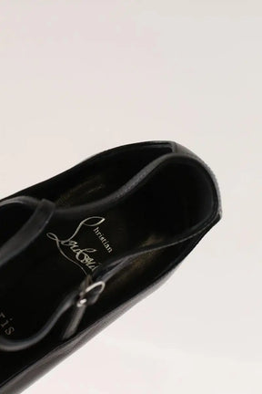 Ballerines Christian Louboutin Noir en Cuir