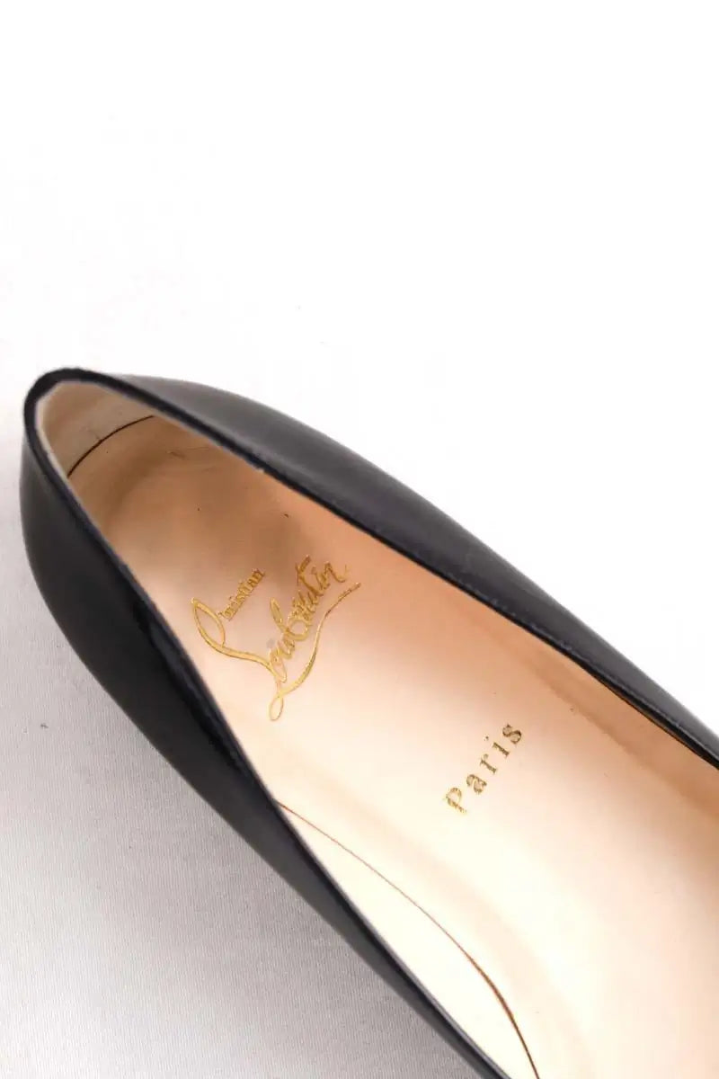 Ballerines Christian Louboutin Noir en Cuir verni