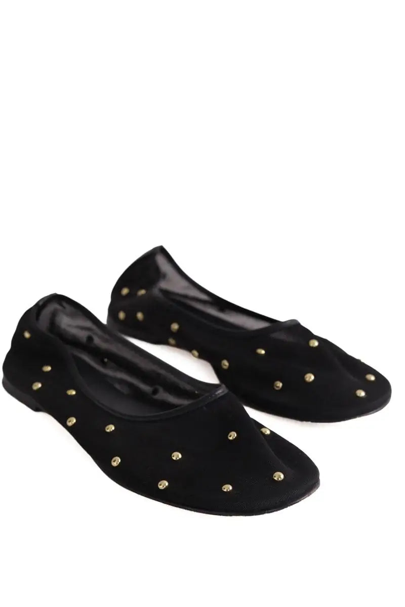 Ballerines Dear Frances Noir en Tissu