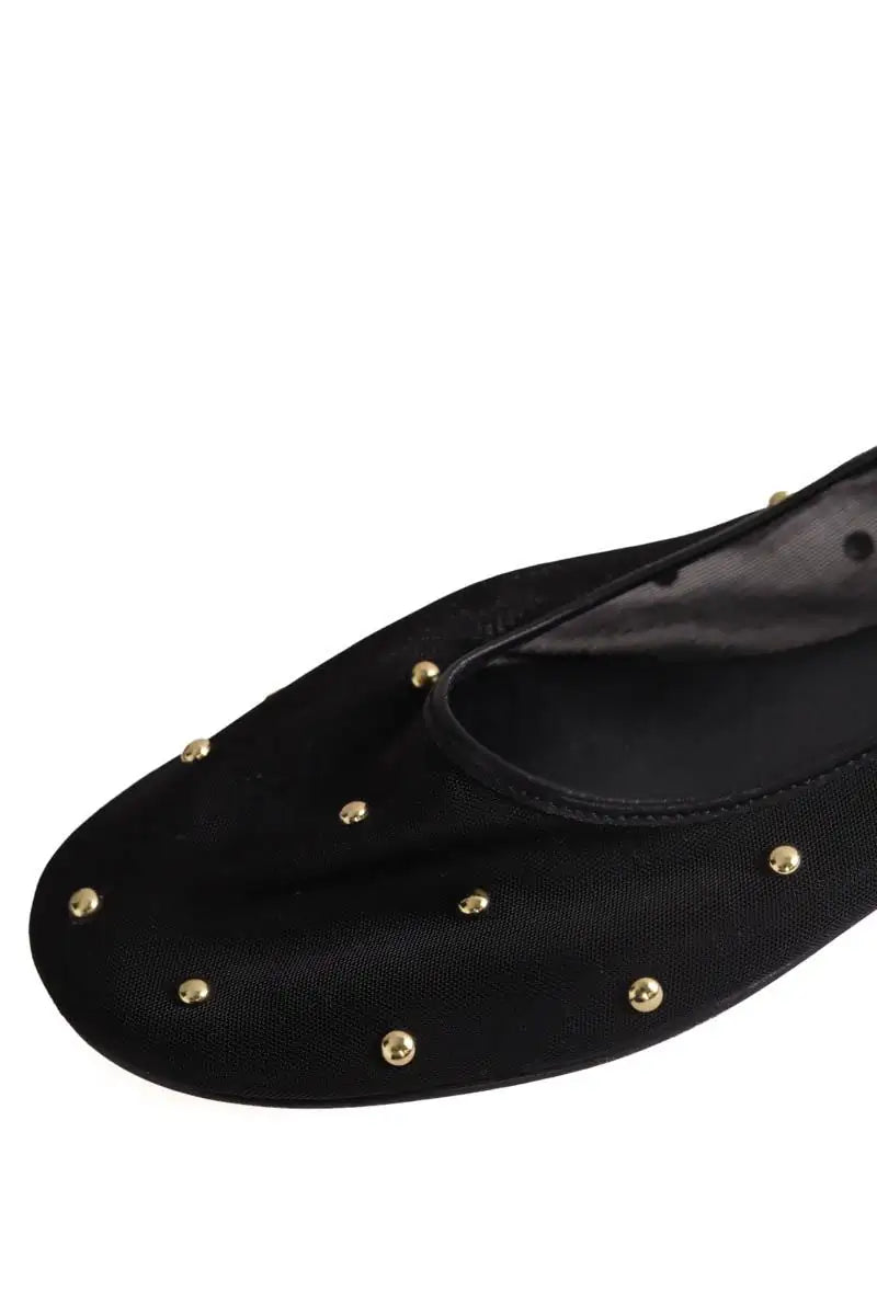 Ballerines Dear Frances Noir en Tissu