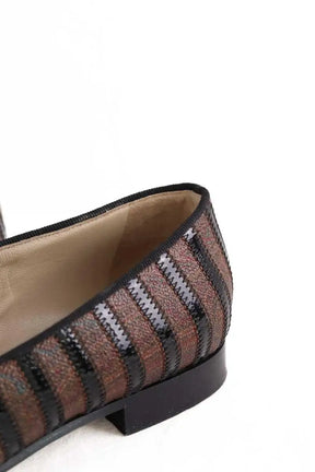 Ballerines Etro Marron en Cuir