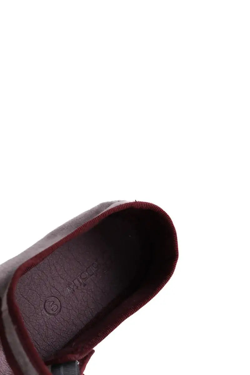 Ballerines Flabelus Bordeaux en Daim