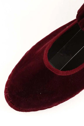 Ballerines Flabelus Bordeaux en Velours