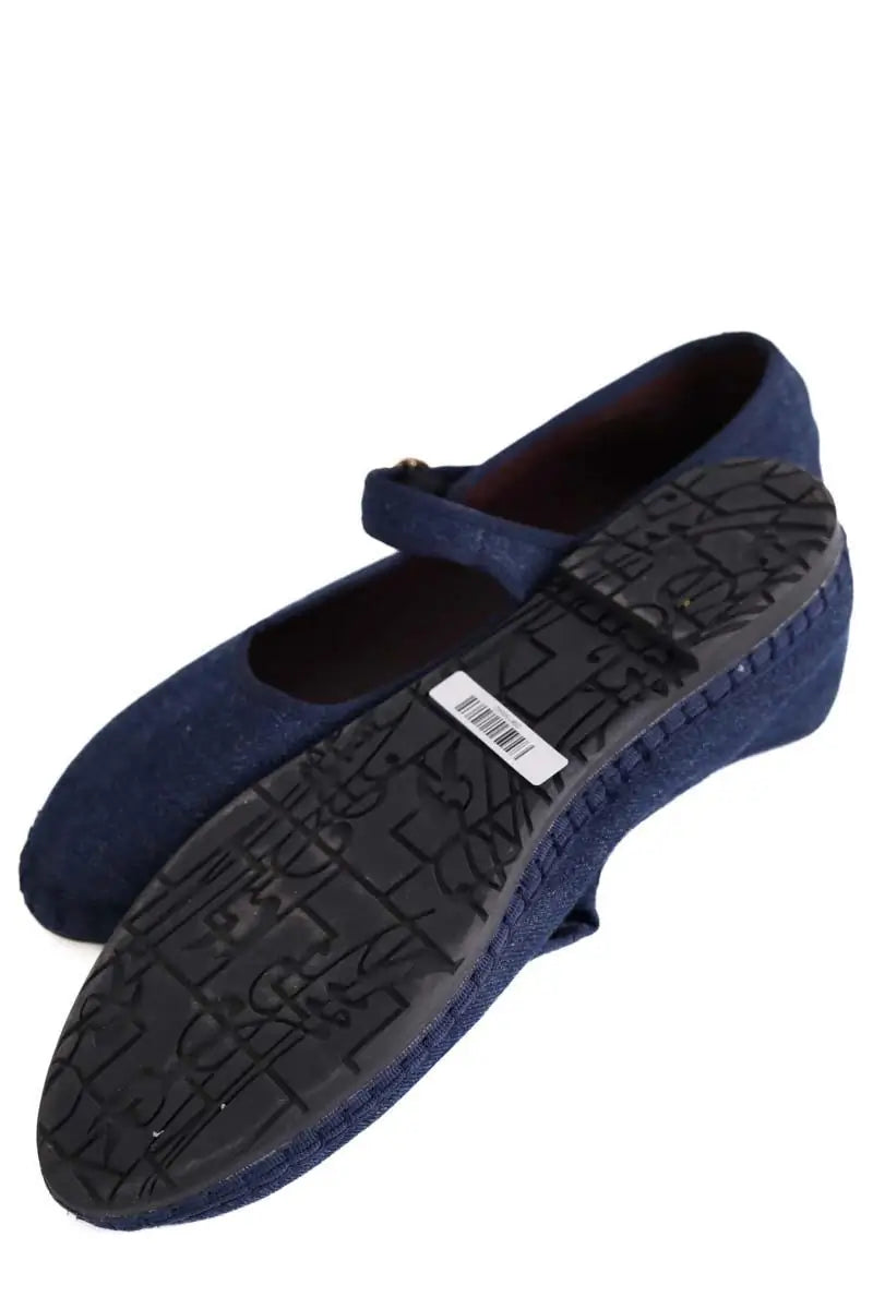 Ballerines Flabelus Marine en Tissu