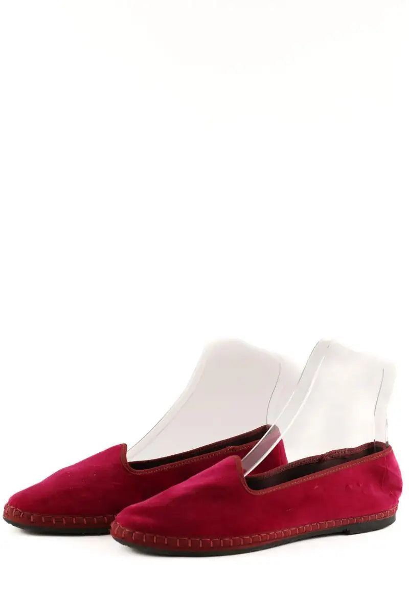 Ballerines Flabelus Rose en Velours