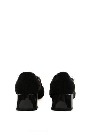 Ballerines Fratelli Rossetti Noir en Daim