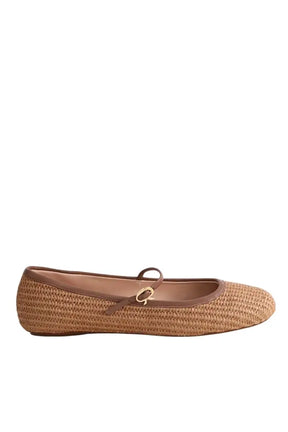 Ballerines Gianvito Rossi Beige en Tissu, taille 39 - Seconde Main
