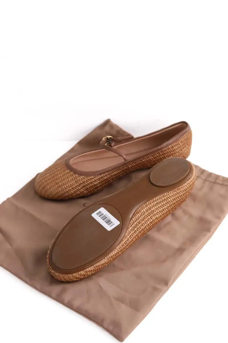 Ballerines Gianvito Rossi Beige en Tissu