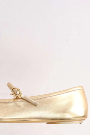 Ballerines Gianvito Rossi Doré en Cuir