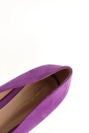 Ballerines Gianvito Rossi Violet en Daim