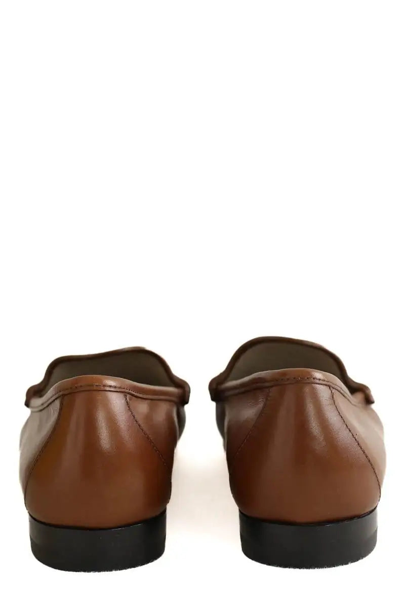 Ballerines Gucci Marron en Cuir