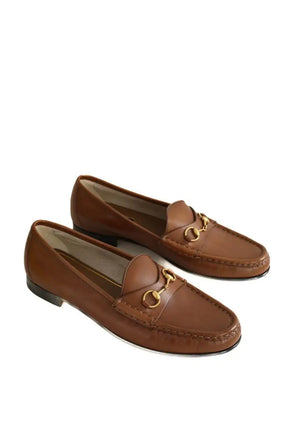 Ballerines Gucci Marron en Cuir