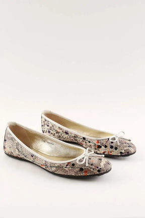 Ballerines Jimmy Choo Gris en Cuirs exotiques